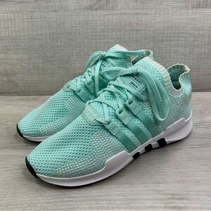 adidas EQT Support ADV Primeknit Womens Aqua Blue Sneakers BZ0006 Running Size 9